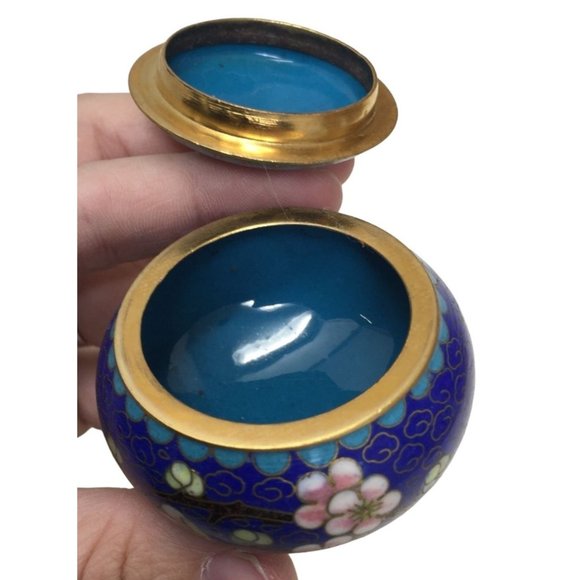 Small Lidded Spice or Trinket Jar - Intricate Floral design - Indian Look - Picture 6 of 7